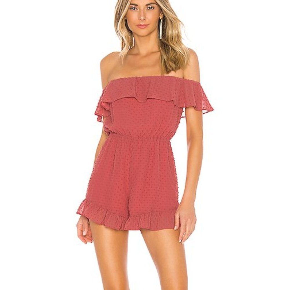 Lovers + Friends Quincy Swiss Dot Romper - Picture 11 of 11